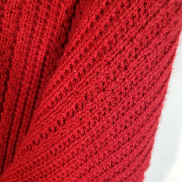 American Weekend Woman Vintage Acrylic Sweater Size 2X Red - Picture 7 of 7